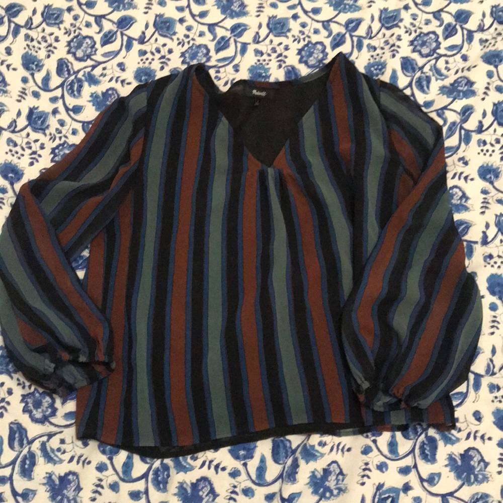 Madewell striped blouse